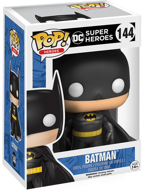 Funko Pop! Heroes 144: DC Super Heroes - Classic Batman Vinyl Figure (New) - Funko 440G