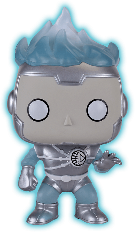 Funko Pop! Heroes 91: DC Super Heroes - Firestorm Vinyl Figure (White Lantern)(Glow in the