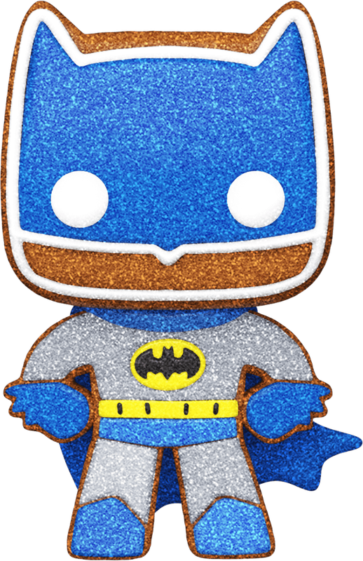 Funko Pop! Heroes 444: DC Super Heroes - Gingerbread Batman Vinyl Figure (Diamond Collection)(New)