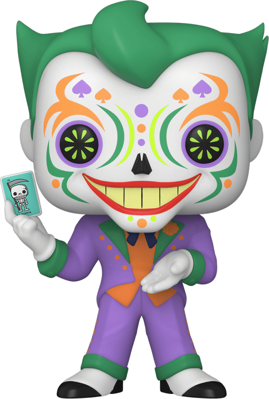 Funko Pop! Heroes 414: DC Super Heroes - The Joker Vinyl Figure (Dia De Los DC)(Glow in the