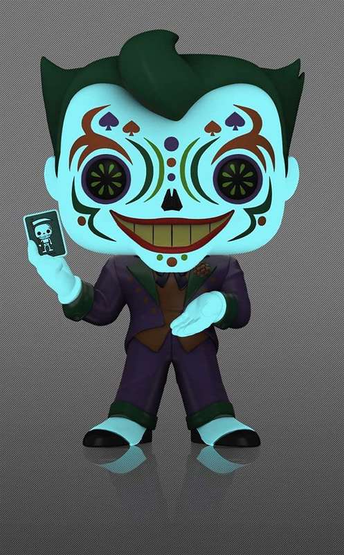 Funko Pop! Heroes 414: DC Super Heroes - The Joker Vinyl Figure (Dia De Los DC)(Glow in the