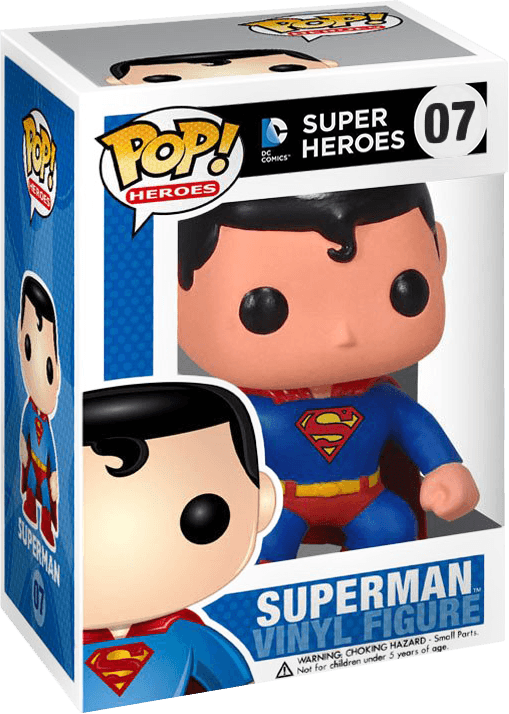 Funko Pop! Heroes 07: DC Super Heroes - Superman Vinyl Figure (New) - Funko 440G
