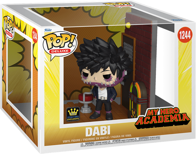 Funko Pop! Deluxe Animation 1244: My Hero Academia - Dabi Vinyl Figure (Hideout)(New) - Funko 1000G
