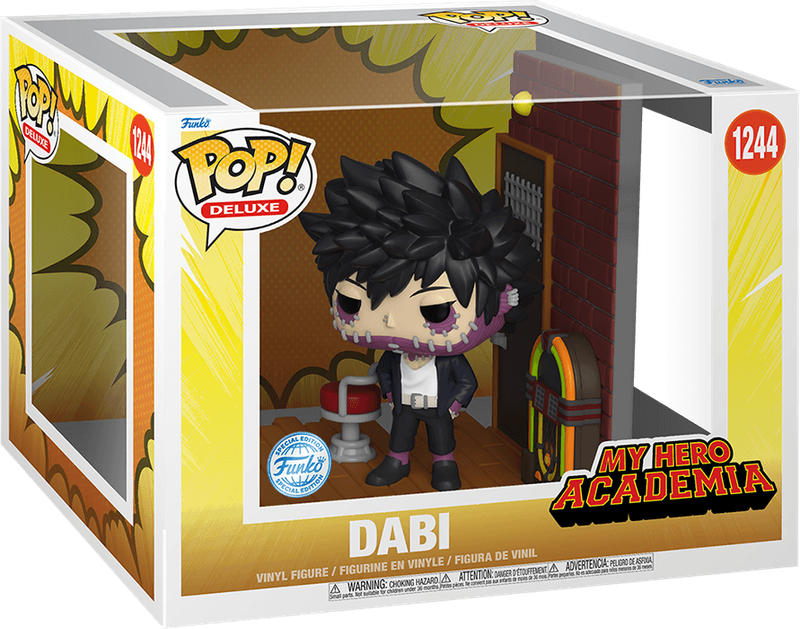 Funko Pop! Deluxe Animation 1244: My Hero Academia - Dabi Vinyl Figure (Hideout)(New) - Funko 1000G
