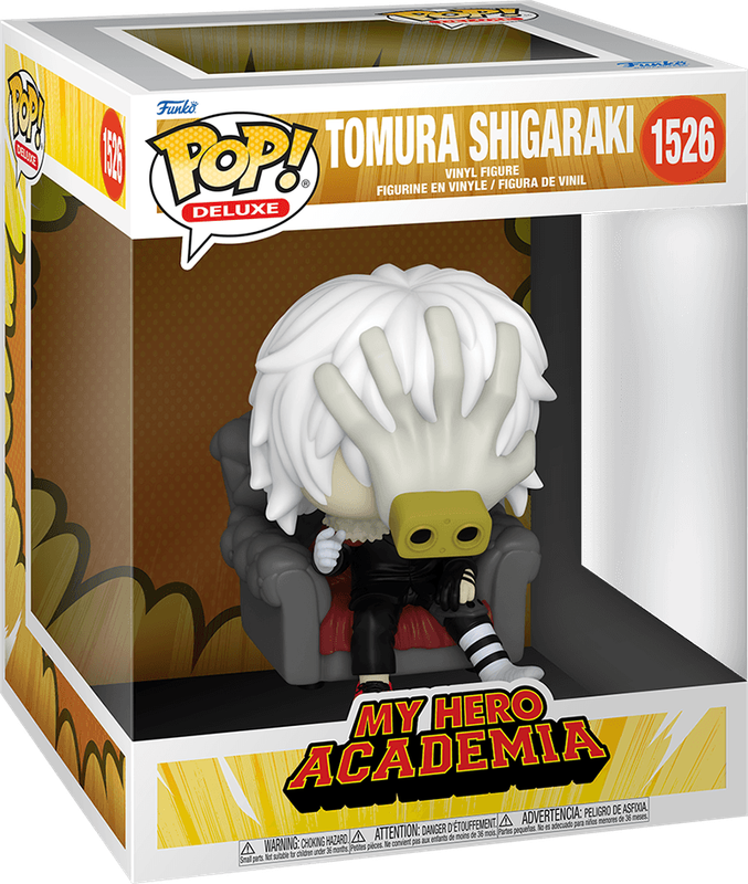 Funko Pop! Deluxe Animation 1526: My Hero Academia - Tomura Shigaraki in Chair Vinyl Figure (New) -