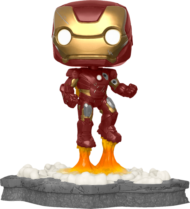 Funko Pop! Deluxe Marvel 584: Avengers Assemble - Iron Man Vinyl Bobble-Head (New) - Funko 1000G