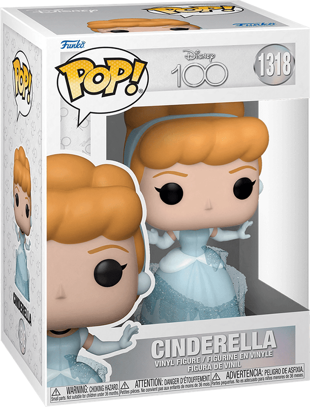 Funko Pop! Disney 1318: Disney 100 - Cinderella Vinyl Figure (New) - Funko 440G
