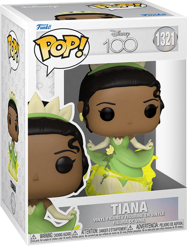 Funko Pop! Disney 1321: Disney 100 - Tiana Vinyl Figure (New) - Funko 440G