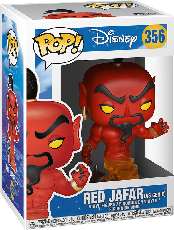 Funko Pop! Disney 356: Aladdin - Red Jafar as Genie Vinyl Figure (New) - Funko 300G
