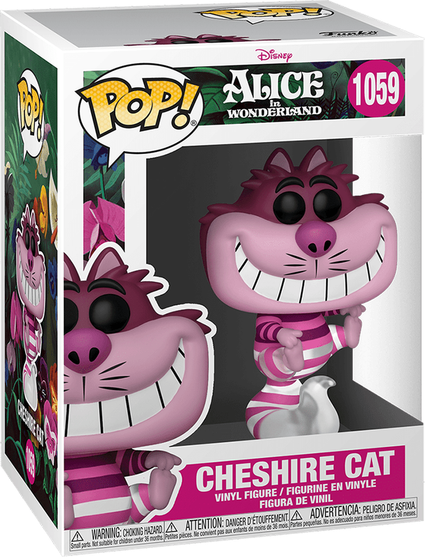 Funko Pop! Disney 1059: Alice in Wonderland - Cheshire Cat with Translucent Tail Vinyl Figure (New)