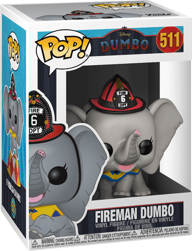 Funko Pop! Disney 511: Dumbo - Fireman Dumbo Vinyl Figure (New) - Funko 440G