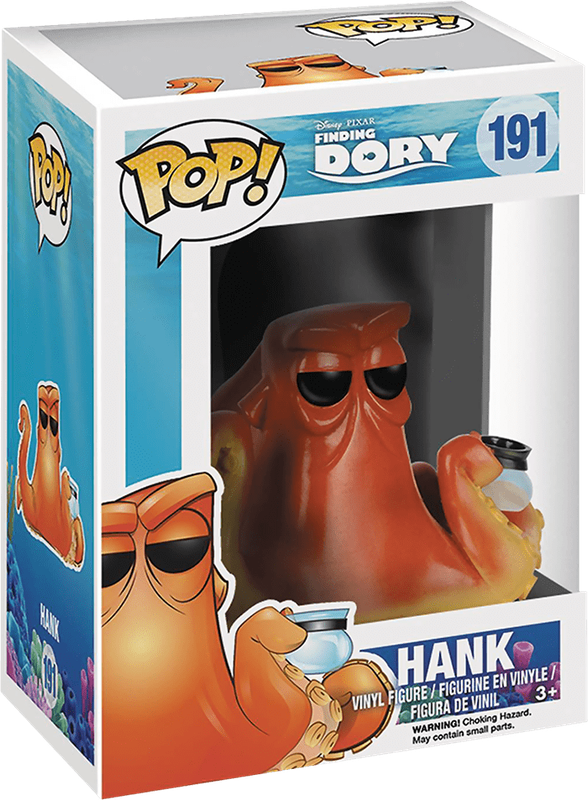Funko Pop! Disney 191: Finding Dory - Hank Vinyl Figure *See Note* (New) - Funko 440G