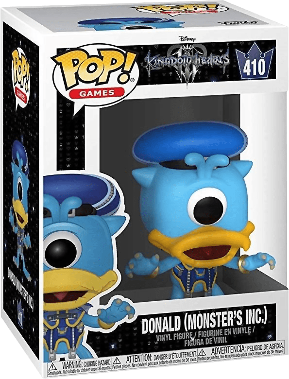 Funko Pop! Disney 410: Kingdom Hearts III - Donald Vinyl Figure (Monsters Inc.)(New) - Funko 440G