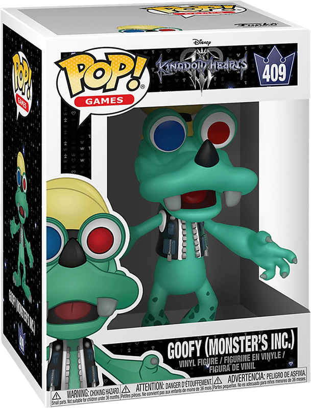 Funko Pop! Disney 409: Kingdom Hearts III - Goofy Vinyl Figure (Monsters Inc.)(New) - Funko 440G