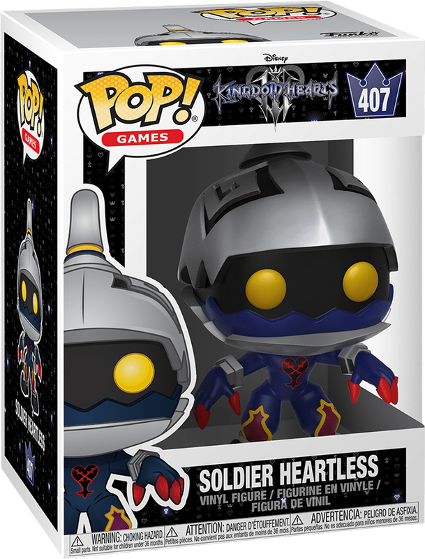 Funko Pop! Disney 407: Kingdom Hearts III - Soldier Heartless Vinyl Figure (New) - Funko 440G