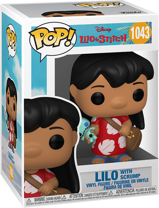 Funko Pop! Disney 1043: Lilo and Stitch - Lilo with Scrump Vinyl Figure (New) - Funko 440G