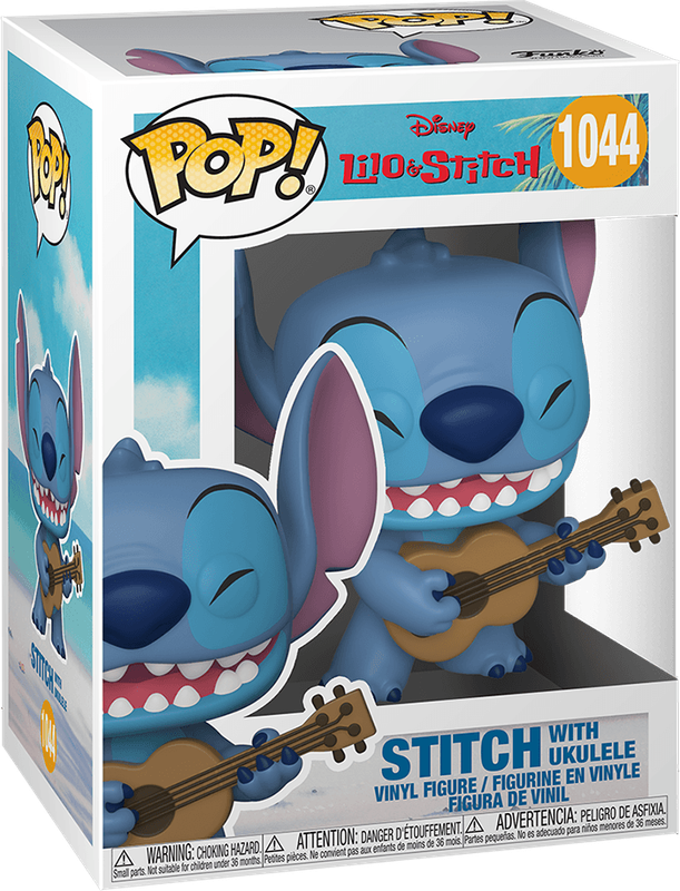 Funko Pop! Disney 1044: Lilo and Stitch - Stitch with Ukulele Vinyl Figure (New) - Funko 440G
