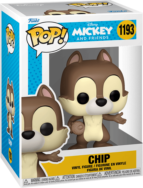 Funko Pop! Disney 1193: Mickey and Friends - Chip Vinyl Figure (New) - Funko 440G
