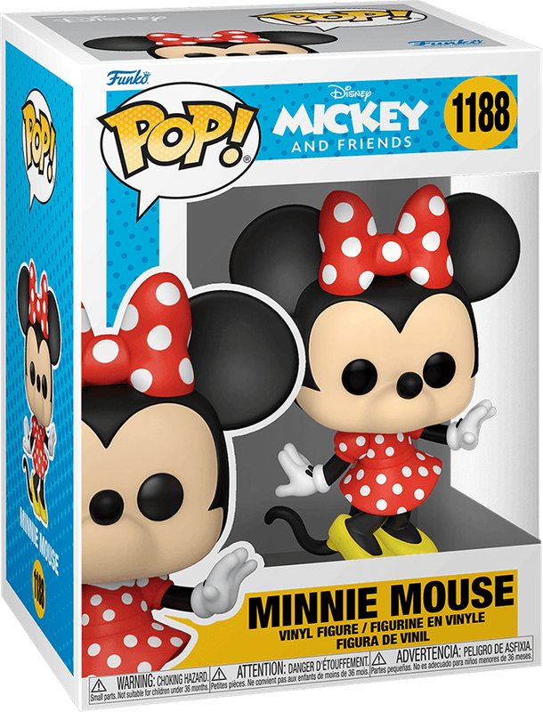 Funko Pop! Disney 1188: Mickey and Friends - Minnie Mouse Vinyl Figure (New) - Funko 440G