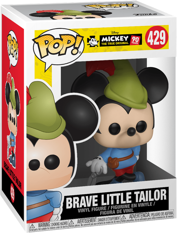 Funko Pop! Disney 429: Mickey's 90th Birthday - Brave Little Tailor Vinyl Figure (New) - Funko 440G