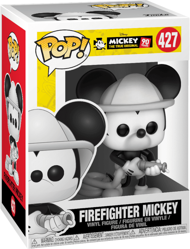 Funko Pop! Disney 427: Mickey's 90th Birthday - Firefighter Mickey Vinyl Figure (New) - Funko 440G