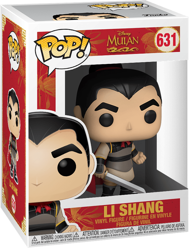 Funko Pop! Disney 631: Mulan - Li Shang Vinyl Figure (New) - Funko 440G