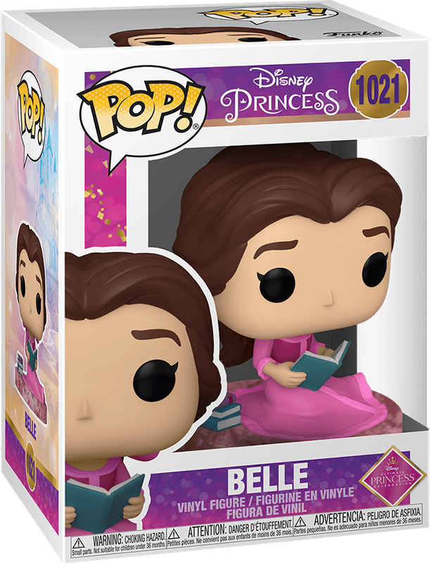 Funko Pop! Disney 1021: Princess - Belle Vinyl Figure (Reading)(New) - Funko 440G