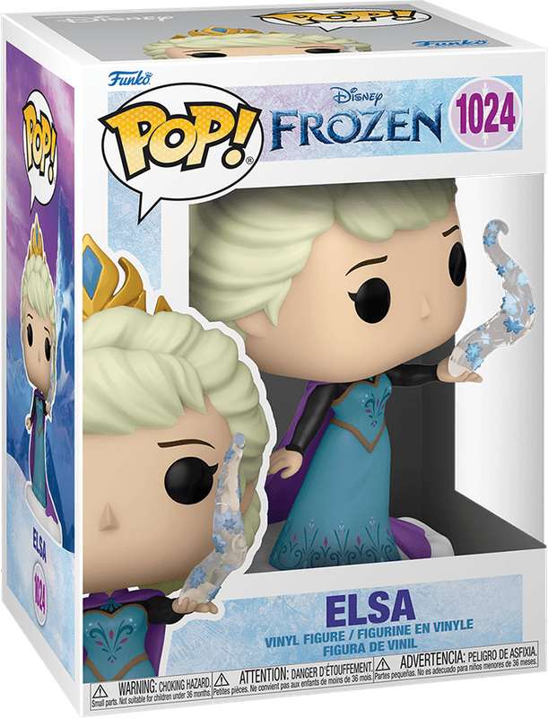 Funko Pop! Disney 1024: Princess - Elsa with Snow Flakes Vinyl Figure (New) - Funko 440G
