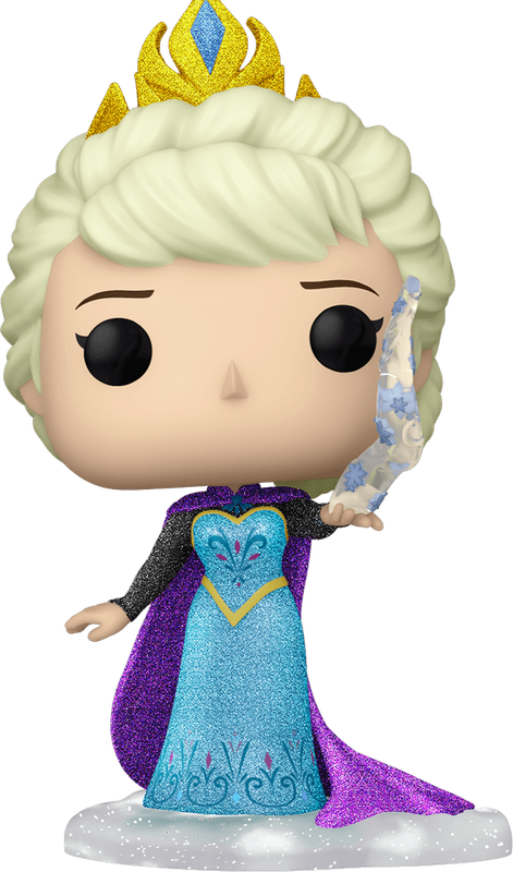 Funko Pop! Disney 1024: Princess - Elsa with Snow Flakes Vinyl Figure (Diamond Collection)(New) -