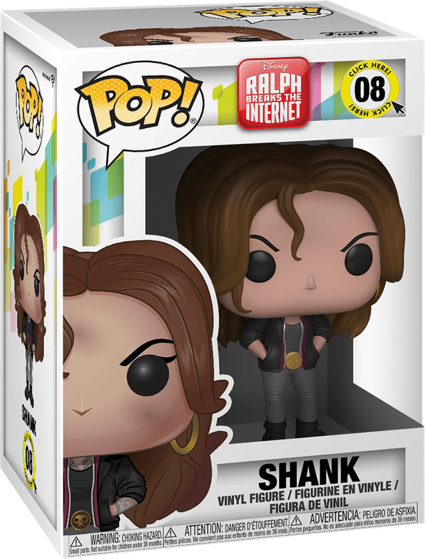 Funko Pop! Disney 08: Ralph Breaks the Internet - Shank Vinyl Figure (New) - Funko 440G
