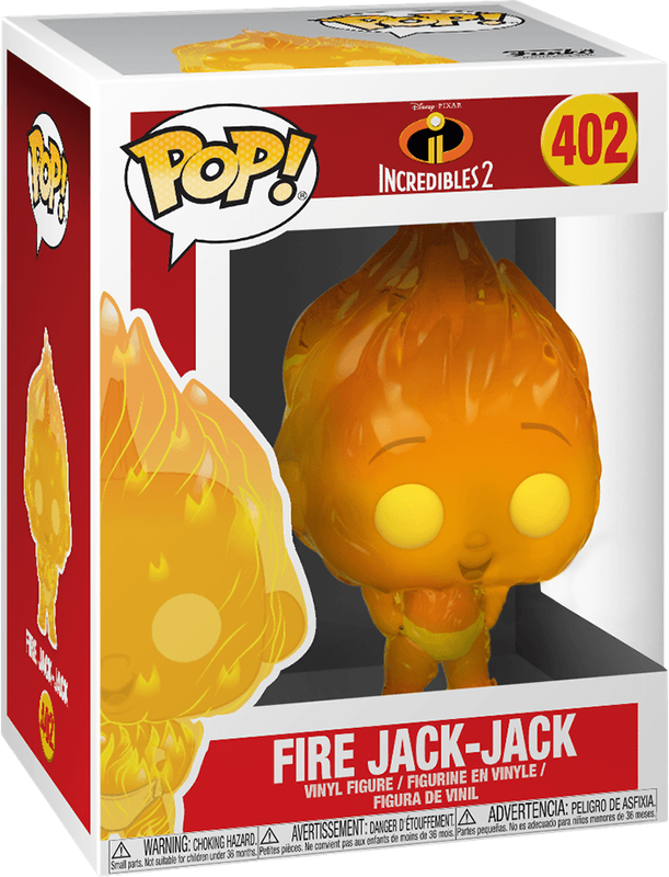 Funko Pop! Disney 402: The Incredibles 2 - Fire Jack-Jack Vinyl Figure *See Note* (New) - Funko 440G