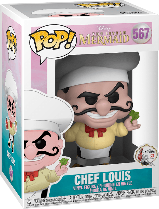 Funko Pop! Disney 567: The Little Mermaid - Chef Louis Vinyl Figure (New) - Funko 440G