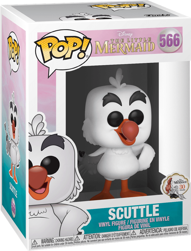 Funko Pop! Disney 566: The Little Mermaid - Scuttle with Fork Vinyl Figure (New) - Funko 440G