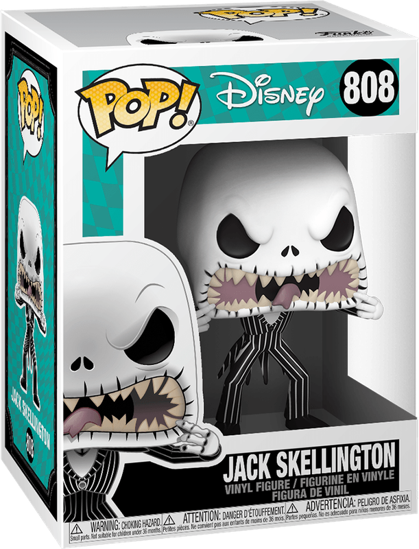 Funko Pop! Disney 808: The Nightmare Before Christmas - Jack Skellington Vinyl Figure (Scary