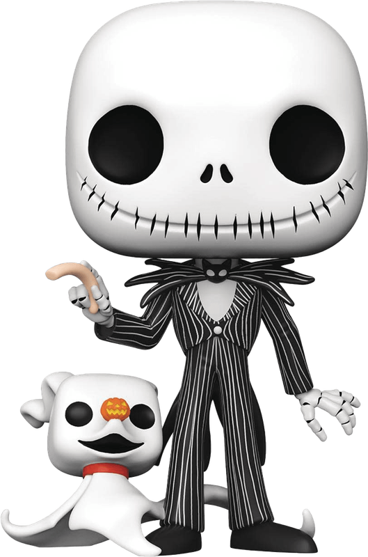 Funko Pop! Disney 809: The Nightmare Before Christmas - Jack Skellington with Zero Super Sized 10''