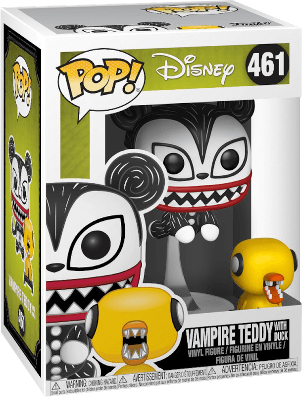 Funko Pop! Disney: The Nightmare Before Christmas - Vampire Teddy with Duck Vinyl Figure (New) -