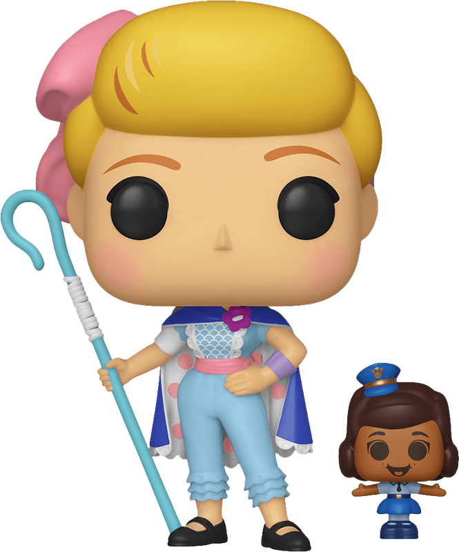 Funko Pop! Disney 524: Toy Story 4 - Bo Peep with Officer Giggle McDimples Vinyl Figure (New) -