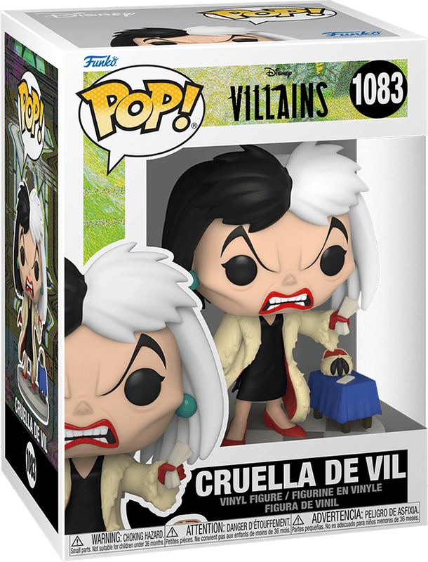 Funko Pop! Disney 1083: Villains - Cruella de Vil Vinyl Figure (New) - Funko 440G