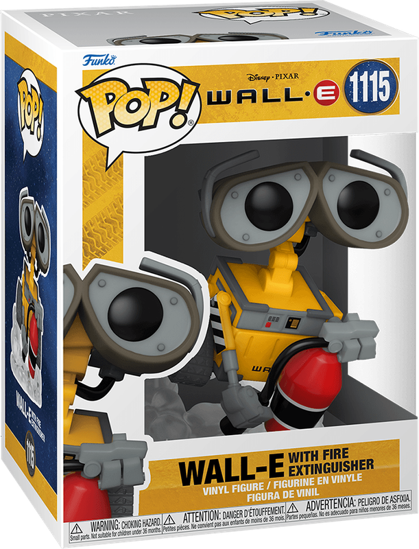 Funko Pop! Disney 1115: Wall-E with Fire Extinguisher Vinyl Figure (New) - Funko 440G