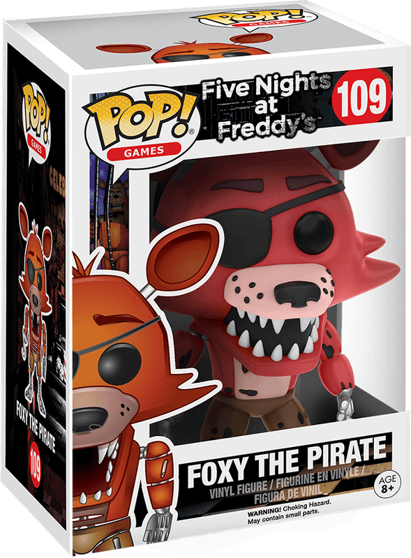 Funko Pop! Games 109: Five Nights at Freddy's - Foxy the Pirate Vinyl Figure (New) - Funko 440G