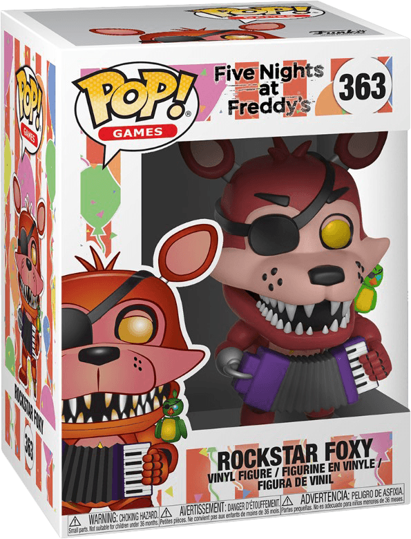 Funko Pop! Games: Five Nights at Freddy's - Rockstar Foxy Vinyl Figure (New) - Funko 300G