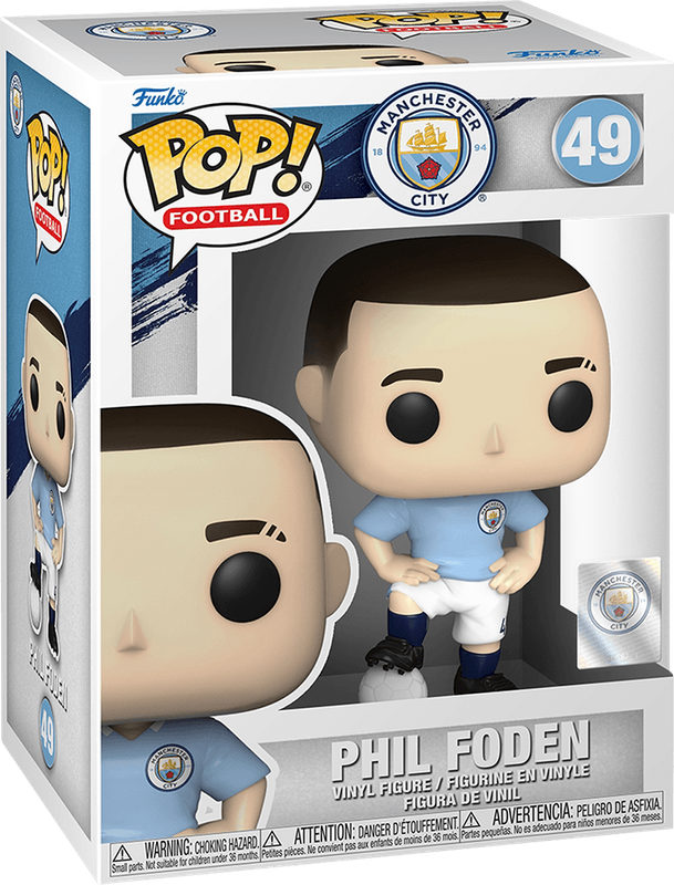 Funko Pop! Football 49: Manchester City - Phil Foden Vinyl Figure (New) - Funko 440G