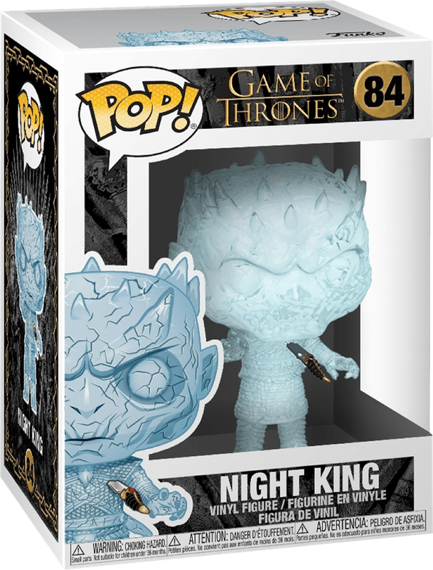 Funko Pop! Game of Thrones 84 - Night King with Dagger in Chest Vinyl Figure (Crystal)(New) - Funko