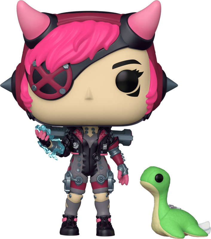 Funko Pop! Games 883: Apex Legends - Wattson with Nessie Vinyl Figure (Cyber Punked)(New) - Funko