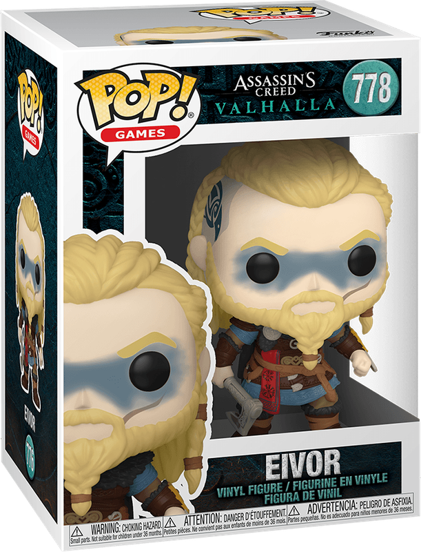 Funko Pop! Games 776 / 778: Assassin's Creed: Valhalla - Eivor Vinyl Figure (New) - Funko 440G