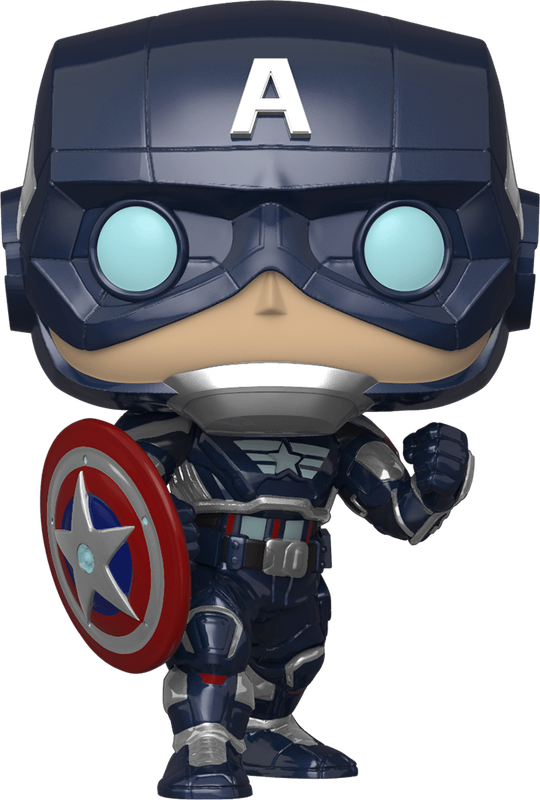 Funko Pop! Games 627: Avengers - Captain America Vinyl Bobble-Head (New) - Funko 440G