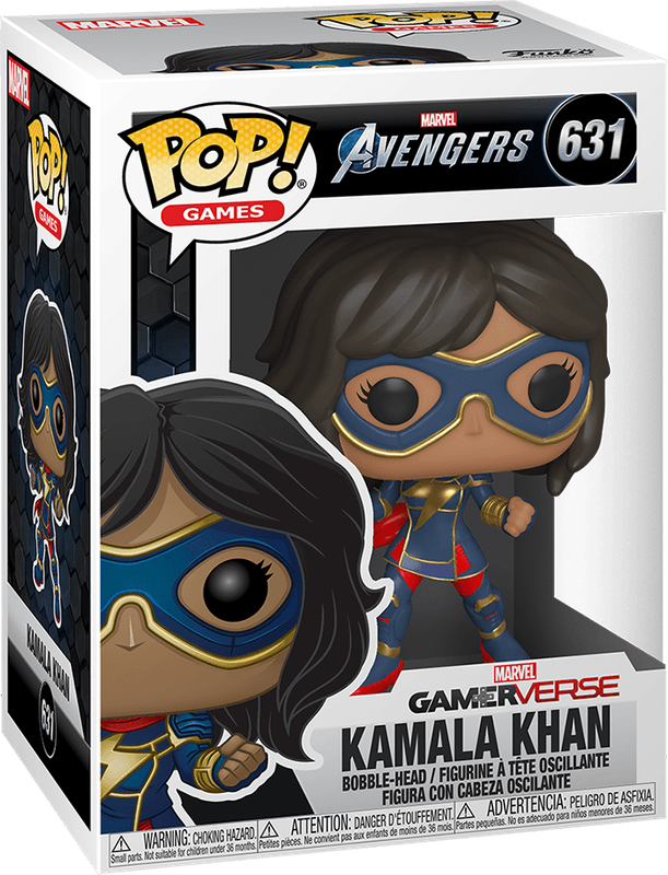 Funko Pop! Games 631: Avengers - Kamala Khan Vinyl Bobble-Head (New) - Funko 440G