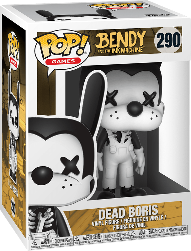 Funko Pop! Games 290: Bendy and the Ink Machine - Dead Boris Vinyl Figure (New) - Funko 300G