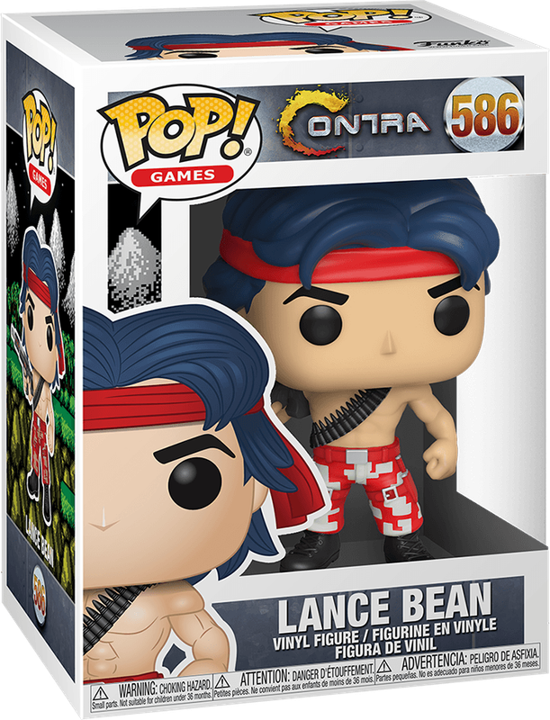 Funko Pop! Games 586: Contra - Lance Bean Vinyl Figure (New) - Funko 440G