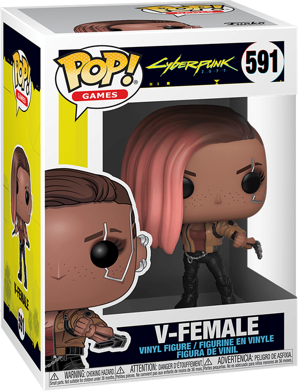 Funko Pop! Games 591: Cyberpunk 2077 - V-Female Vinyl Figure *See Note* (New) - Funko 440G